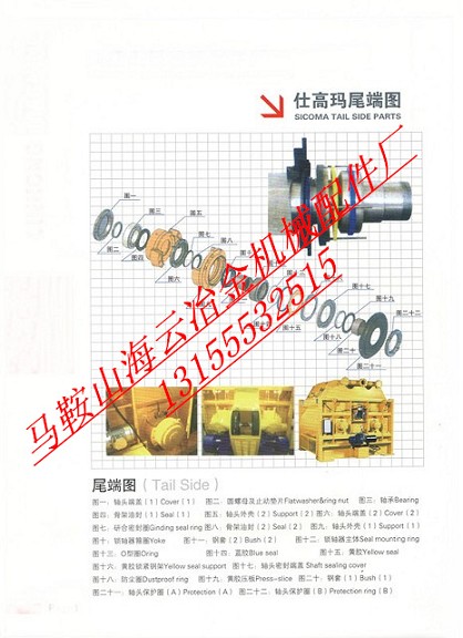 仕高瑪2方混凝土攪拌機(jī)軸端密封件、SICOAM2000攪拌機(jī)密封件